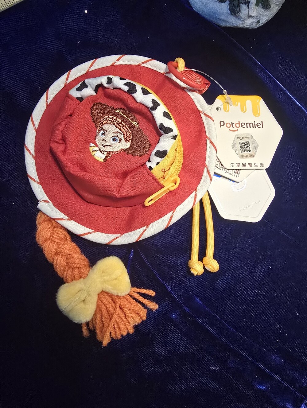 Disney Potdemiel Toy Story Jessie Hat Coin Purse Pouch Charm, China Exclusive